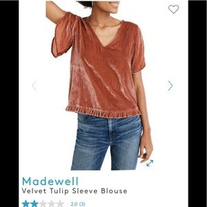 Madewell beautiful boho top